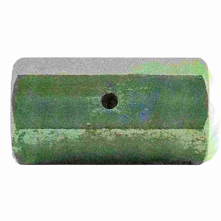 Midwest Fastener Inspection Hole Coupling Nut, 3/4"-10, Steel, Hot Dipped Galvanized, 2-1/4 in Lg, 10 PK 52003